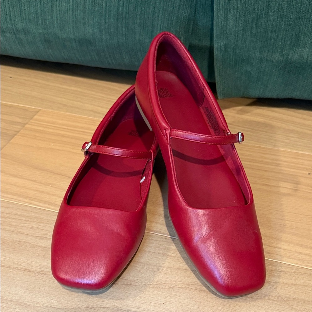 Red Women's Mary Jane Shoes Wild Fable size 10